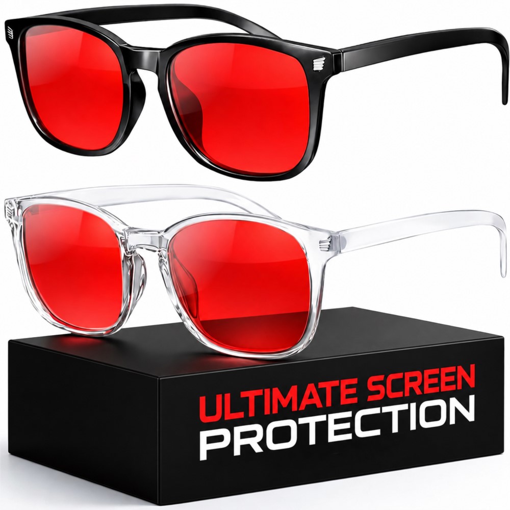 Gaming Glasses Blue Light - Zaawansowane okulary do gier blokujące niebieskie