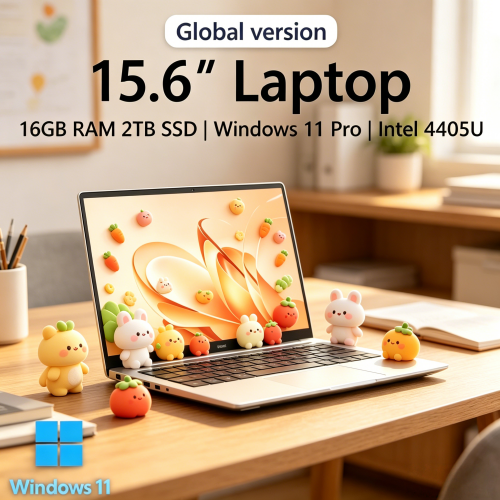 Pc Gaming Intel - Klasyczny ultralekki laptop 2026, 15.6 cali,