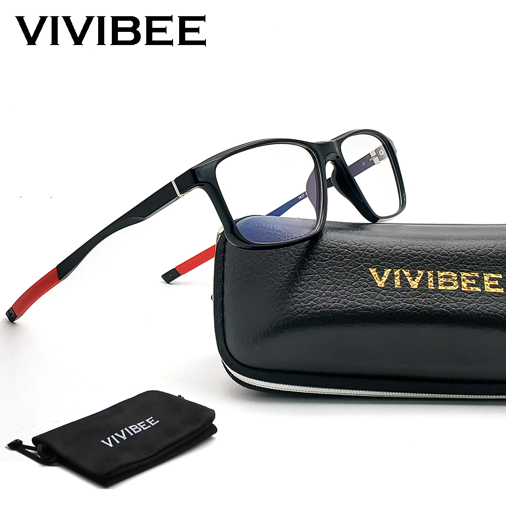 Gaming Glasses Blue Light - Okulary do gier VIVIBEE dla mężczyzn,