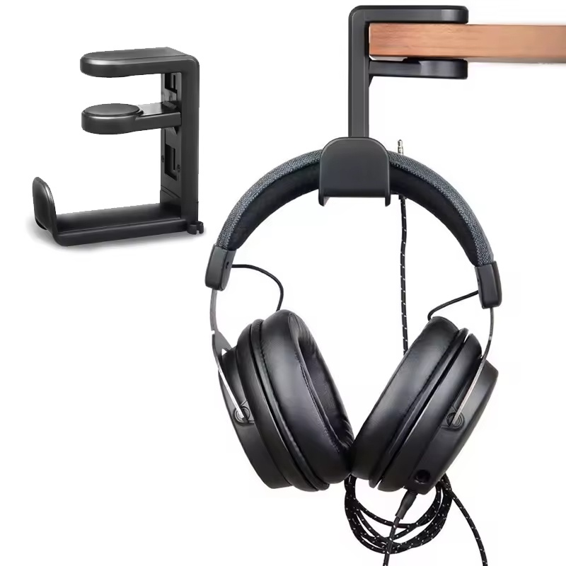 Desk Cable Organizer - Uchwyt na słuchawki pod biurko z