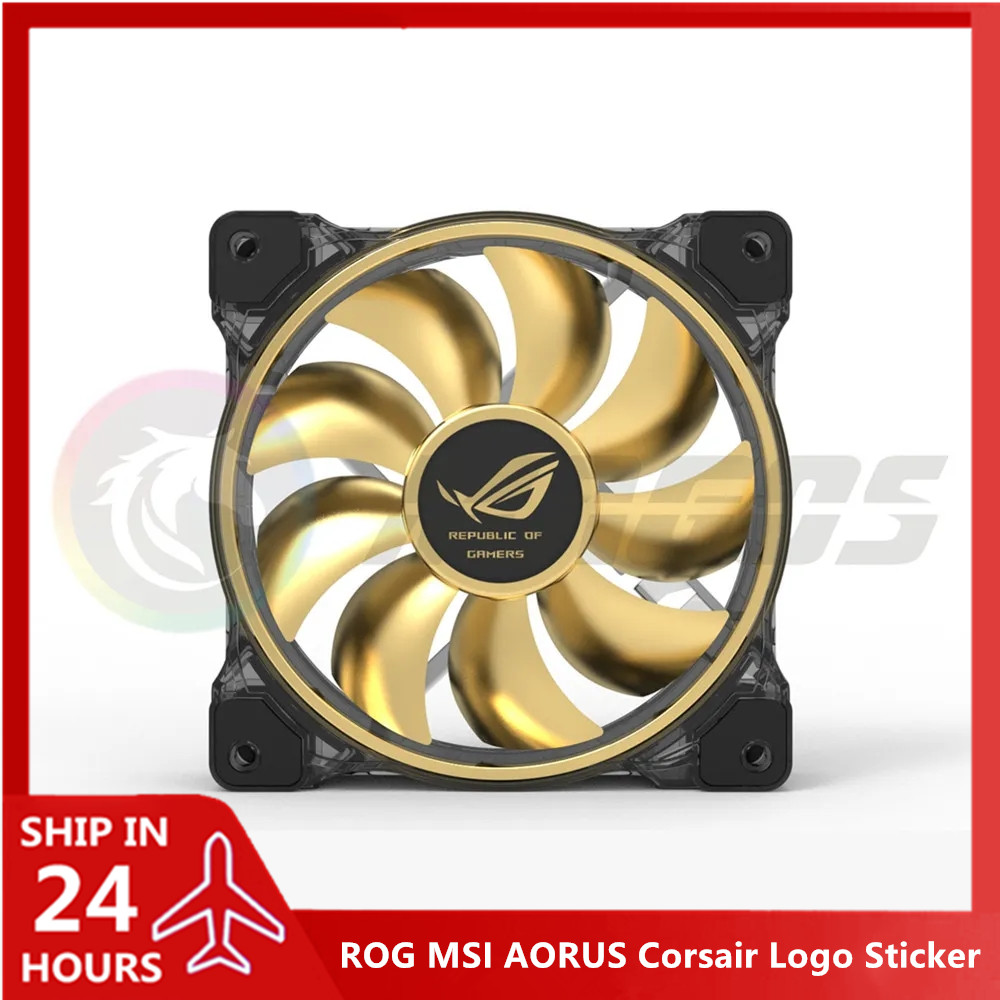 Gaming Pc Equipment - PC Gamer Cabinet Fan Logo Naklejka