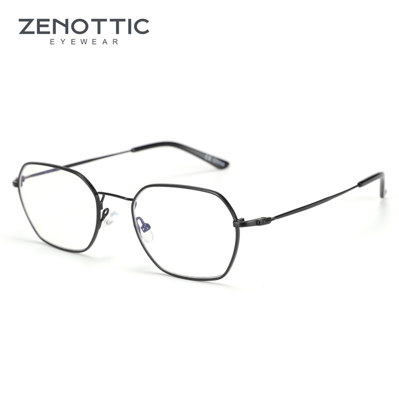 Gaming Glasses Blue Light - ZENOTTIC metalowe blokujące niebieskie światło komputerowe