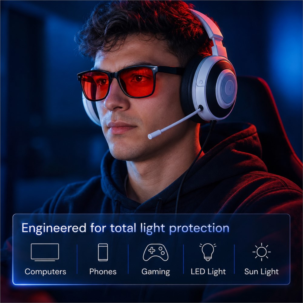 Zaawansowane okulary do gier b – Gaming Glasses Blue Light recenzja i cena