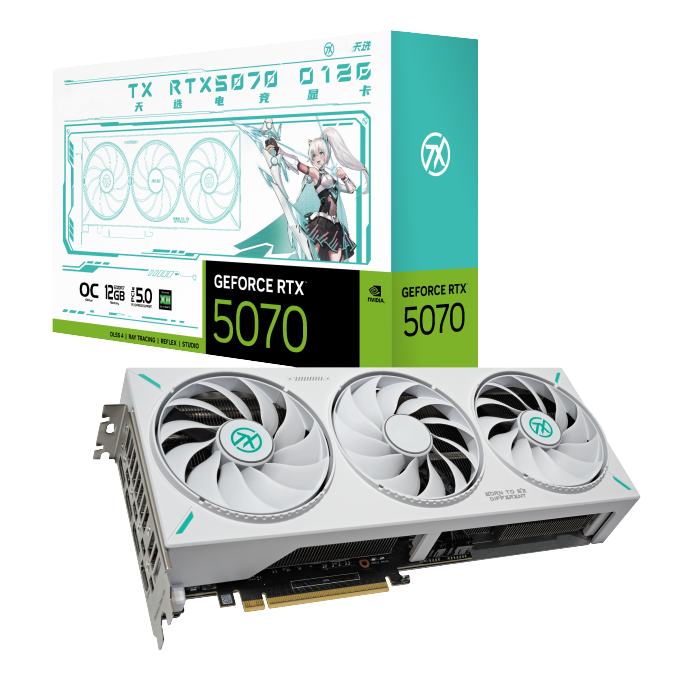 2025 TX-RTX5070-O12G GDDR7 OC  – Pc Gaming Vr recenzja i cena