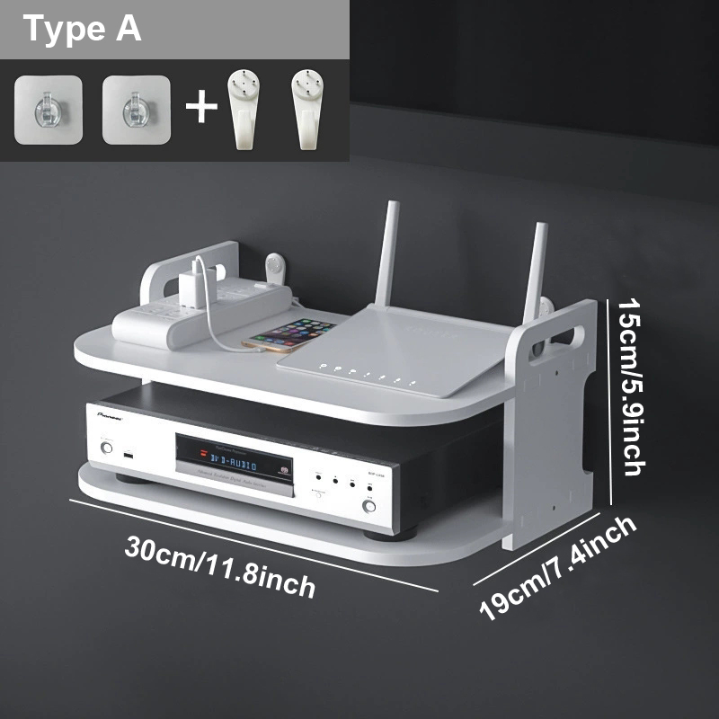 Półka ścienna na router z otwo – Desk Cable Organizer recenzja i cena