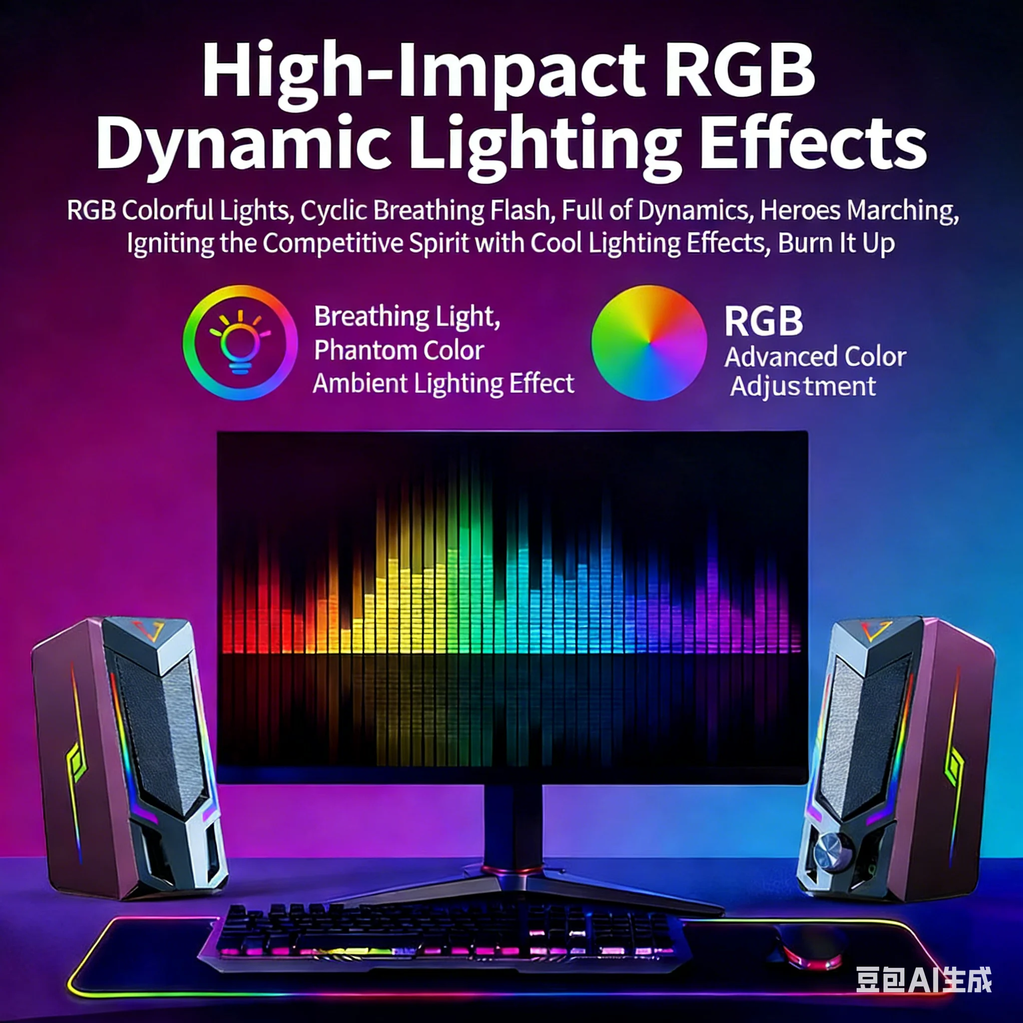 Głośniki gamingowe RGB do komp – Pc Gaming Apple recenzja i cena