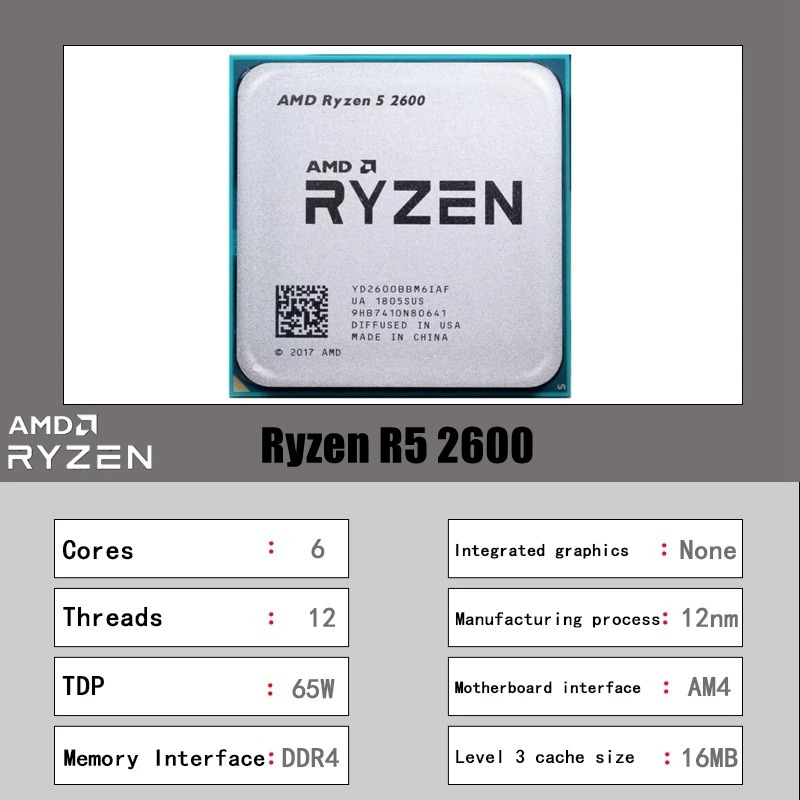 AMD Ryzen 5 2600 R5 2600 3.4GH – Pc Gaming Ryzen 5 recenzja i cena