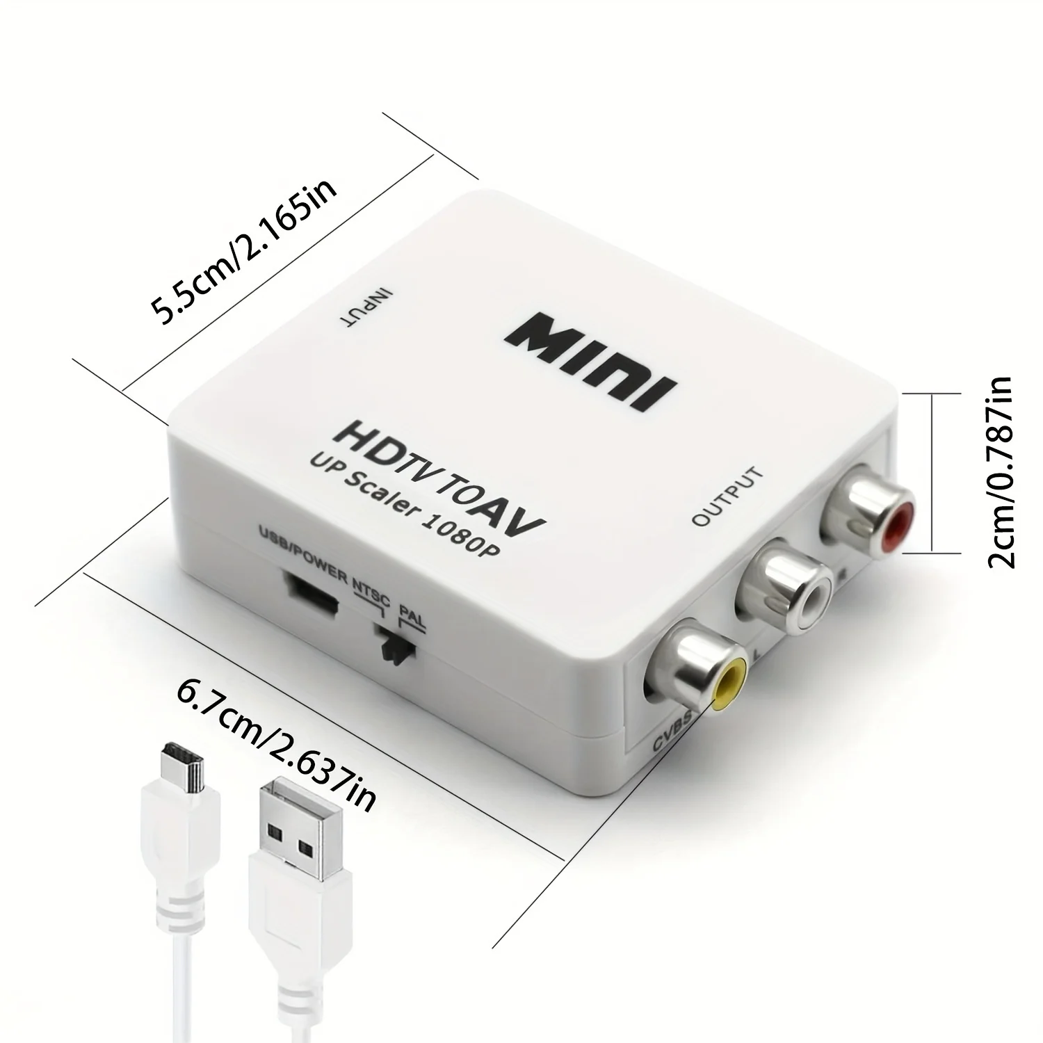 Adapter HDMI do AV RCA, mini k – Pc Gaming Video recenzja i cena