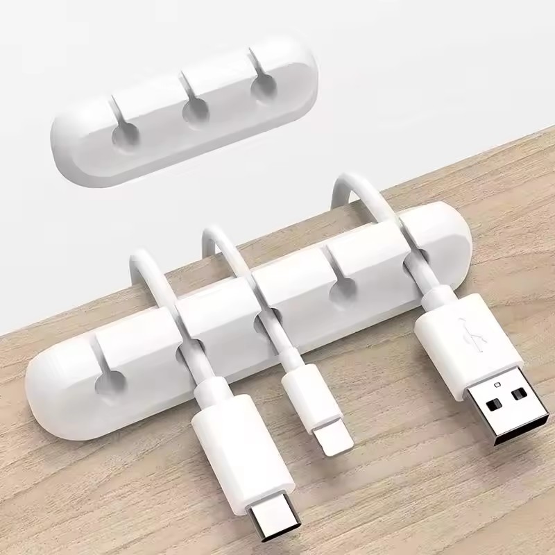 Silikonowy organizer na kable  – Desk Cable Organizer recenzja i cena