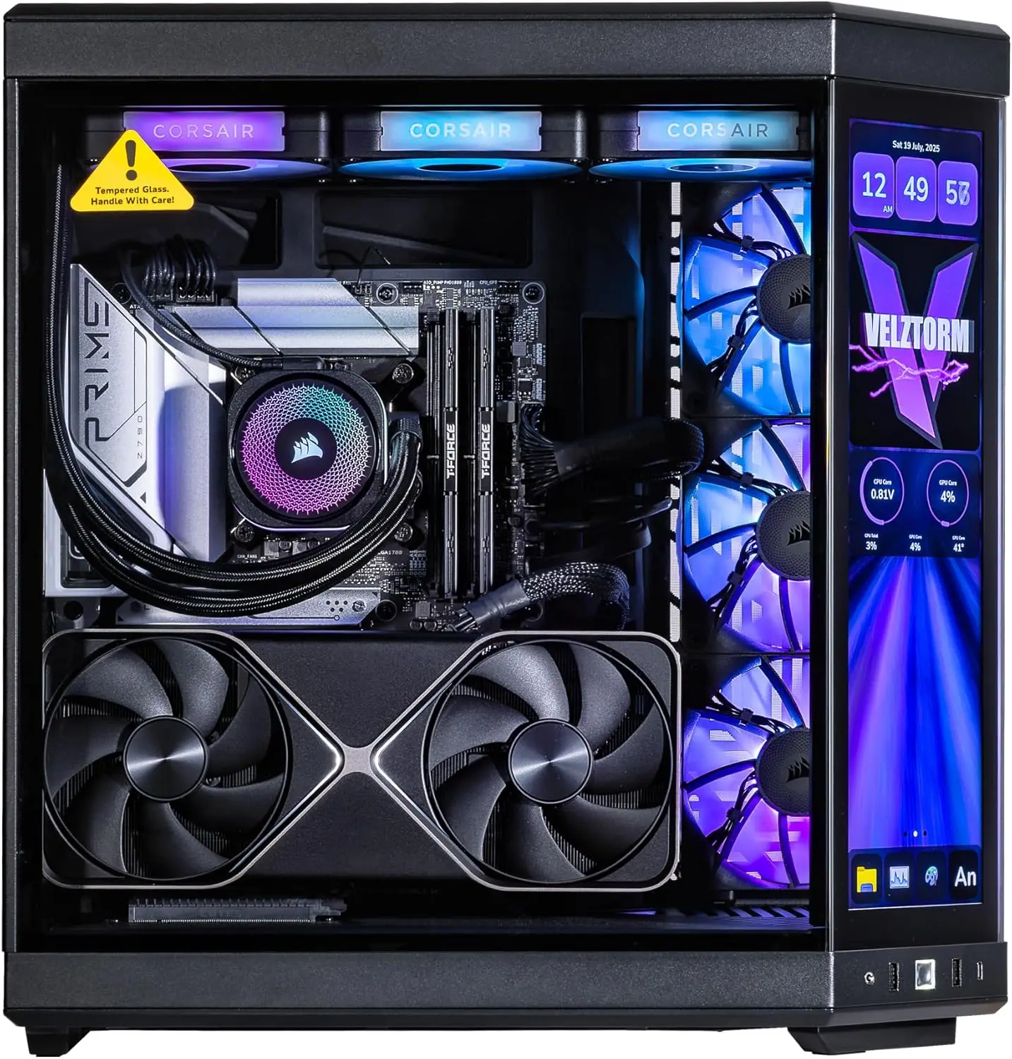 Velztorm LCD Black Praetix – k – Pc Gaming Y70 recenzja i cena