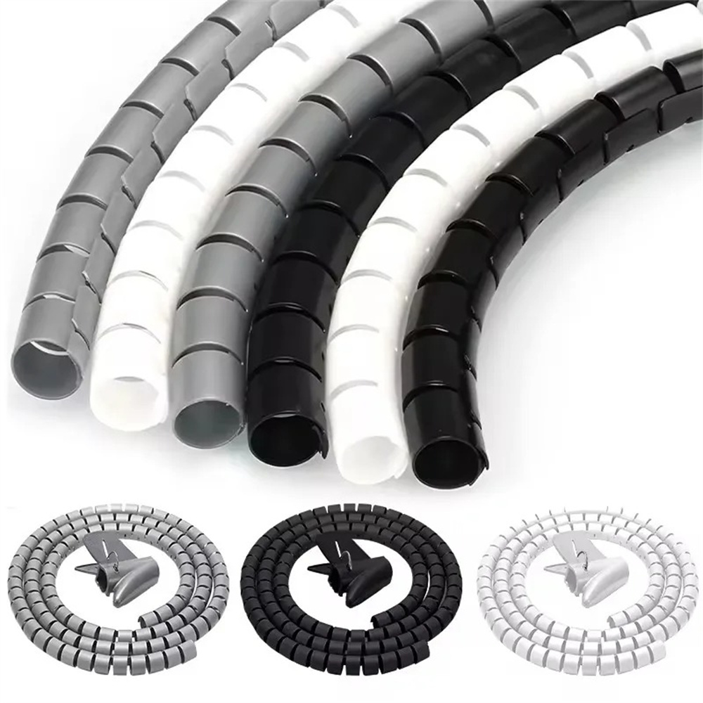 Elastyczny spiralny organizer  – Desk Cable Organizer recenzja i cena