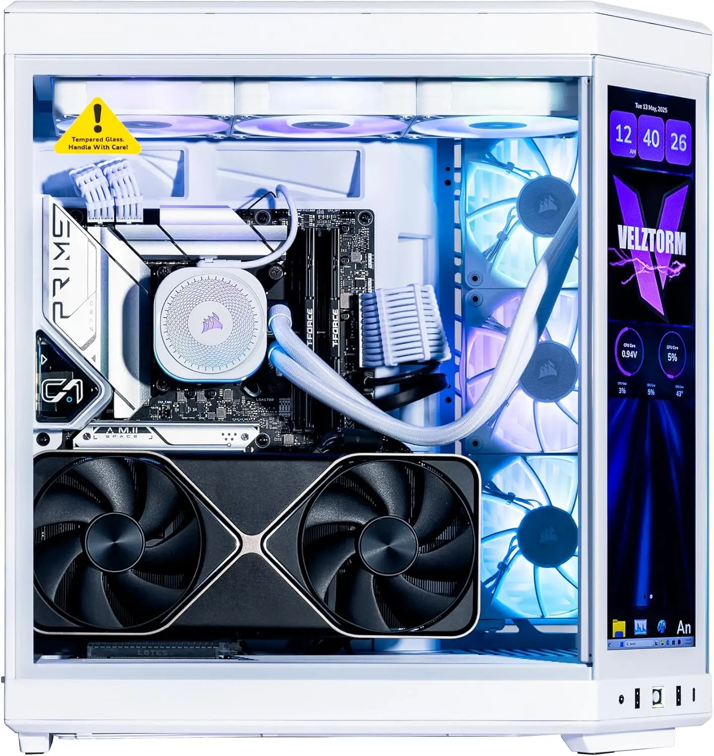 Velztorm LCD White Praetix – k – Pc Gaming Y70 recenzja i cena