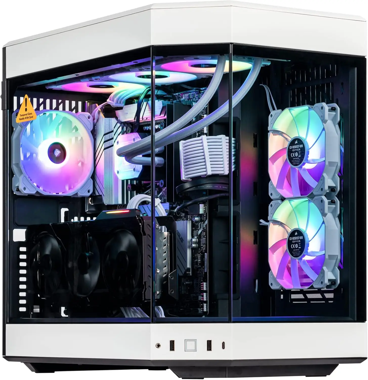 Velztorm White Praetix – kompu – Pc Gaming I9 Rtx 5090 recenzja i cena