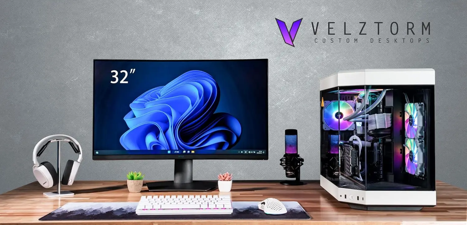 Velztorm White Praetix – kompu – Pc Gaming I9 Rtx 5090 recenzja i cena