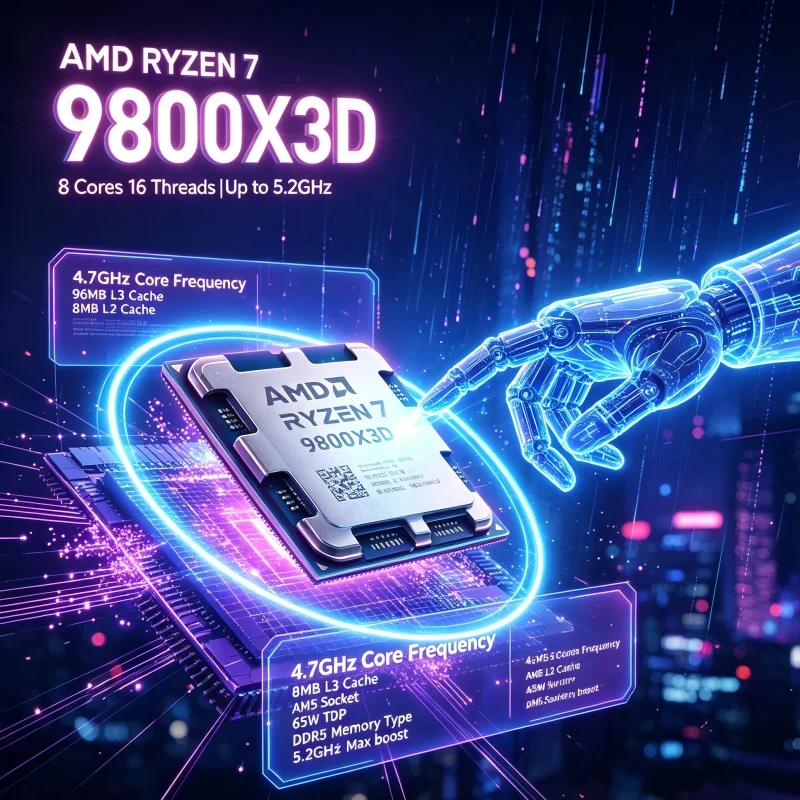 AMD Ryzen 7 9800X3D AM5 Gaming – Pc Gaming Amd Ryzen 7 recenzja i cena