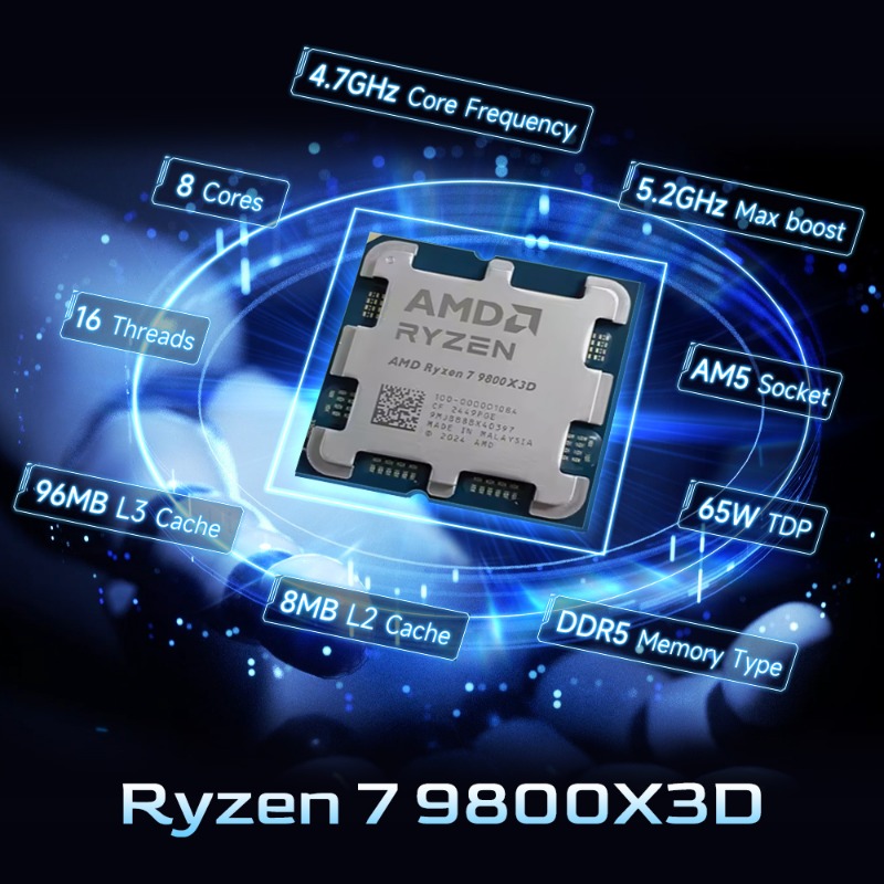 AMD Ryzen 7 9800X3D AM5 Gaming – Pc Gaming Amd Ryzen 7 recenzja i cena