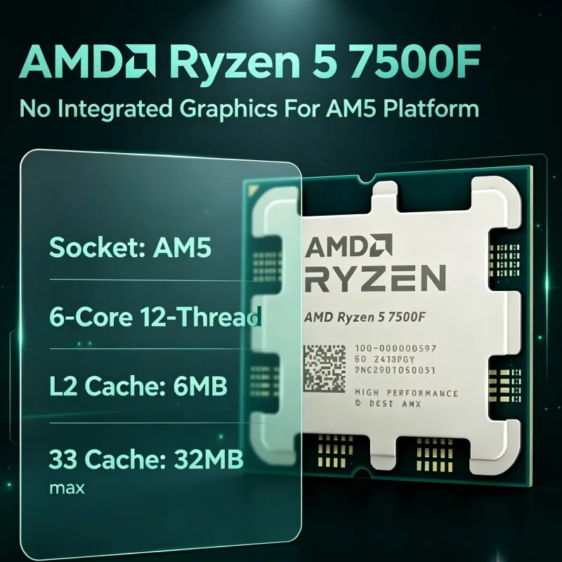 Procesor AMD Ryzen 5 7500F, 6  – Pc Gaming Ryzen 5 recenzja i cena