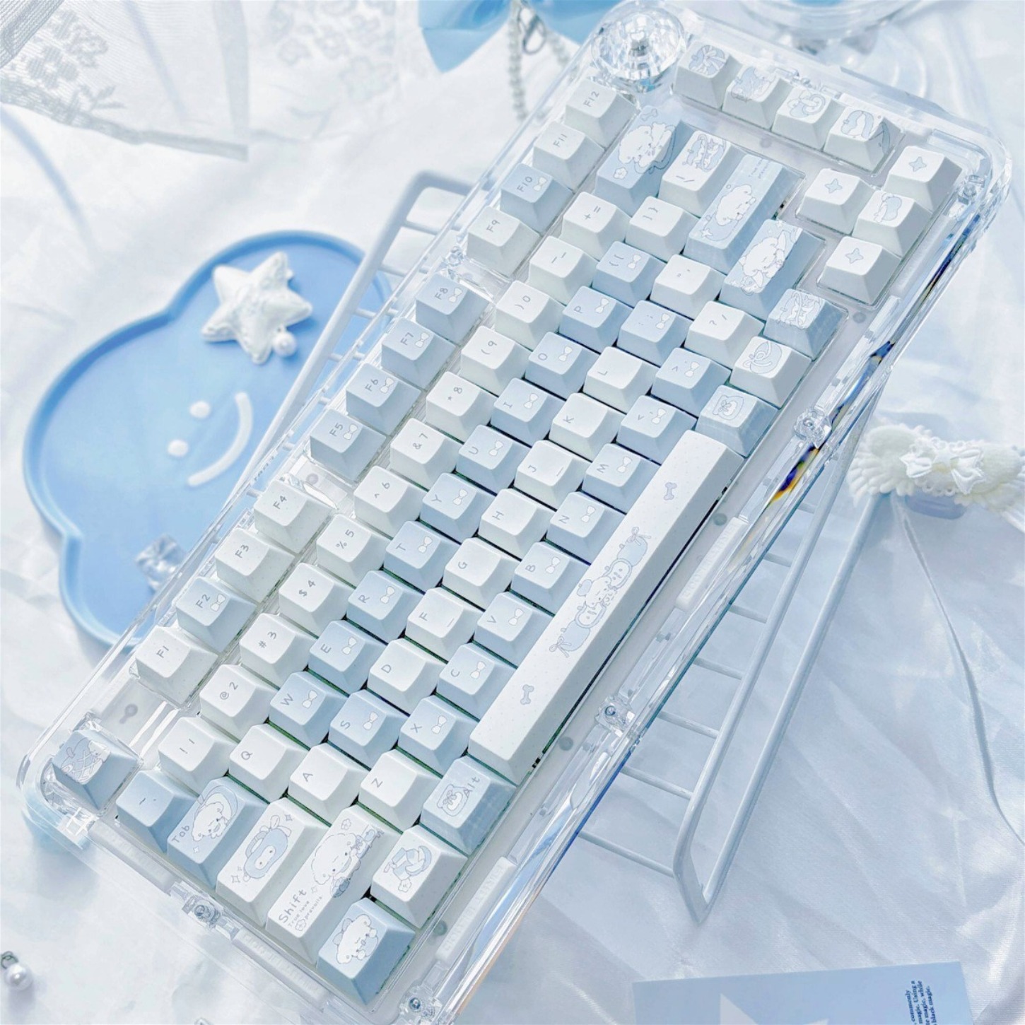 Niebiesko-Różowe Nakładki na K – Pc Gaming Apple recenzja i cena