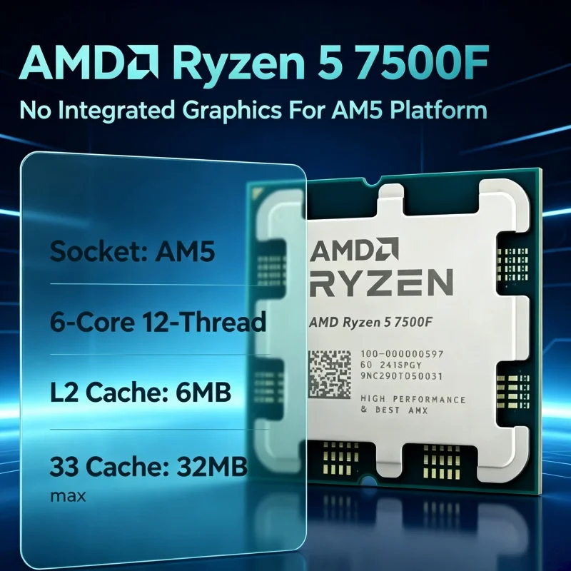 Procesor AMD Ryzen 5 7500F do  – Pc Gaming Ryzen 5 recenzja i cena