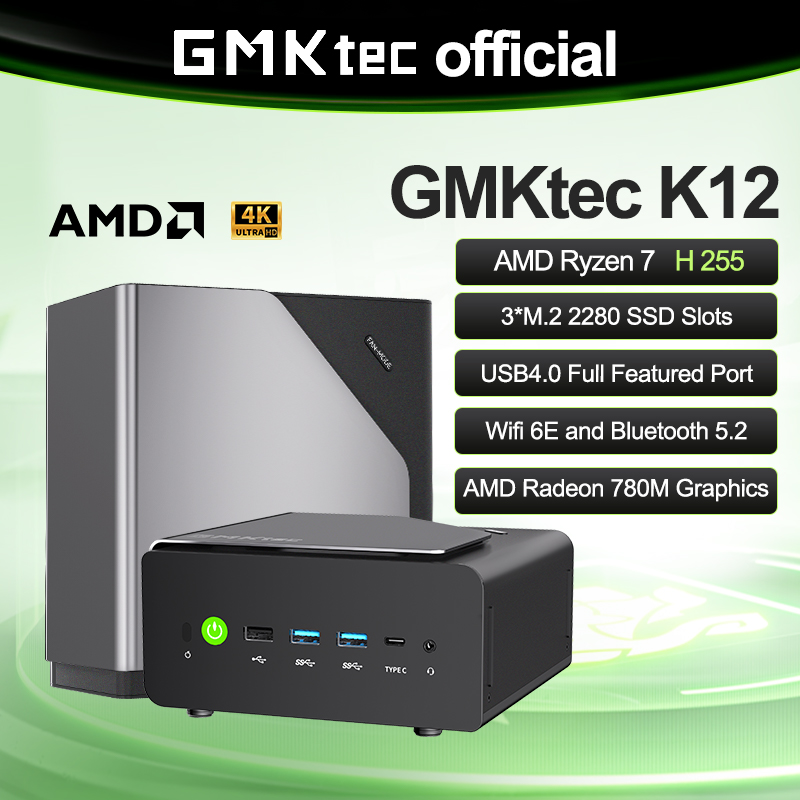 GMKtec K12 Mini PC AMD Ryzen ™ – Pc Gaming Amd Ryzen 7 recenzja i cena